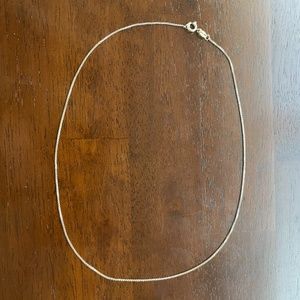 Sterling Silver 8.3'' Chain Necklace